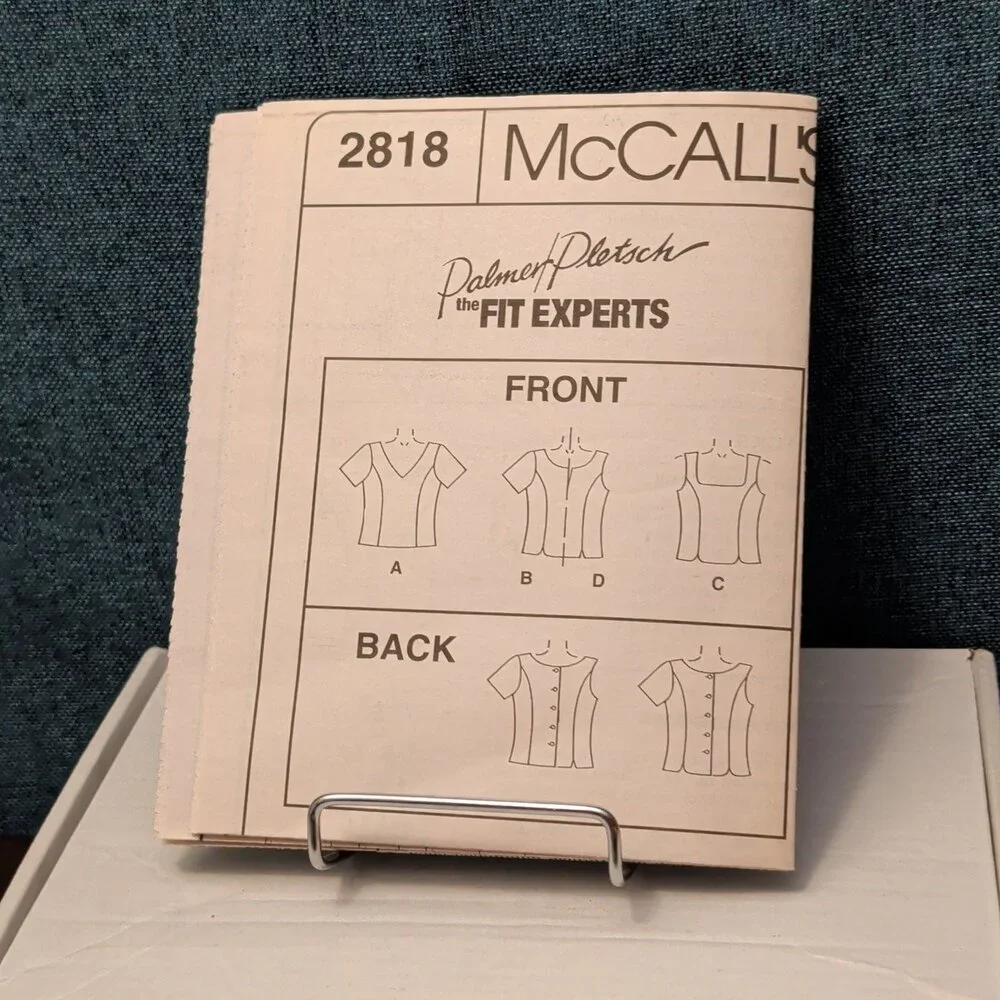 McCall’s 2818 Sewing Pattern Misses Tops Learn To Fit A Full Bust Sz 10-14 Uncut - Picture 4 of 16